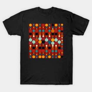 retro funky 1970's style pattern T-Shirt